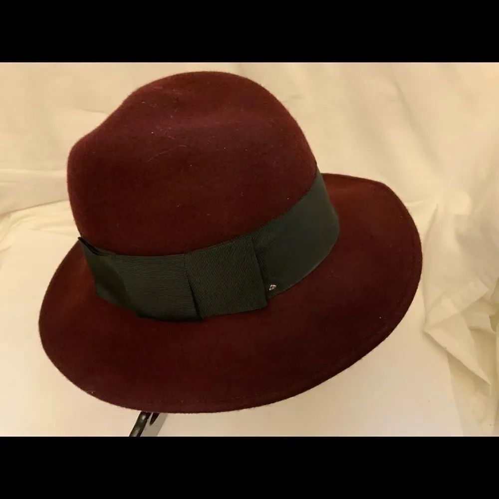 Kate Spade New York hats off Burgundy black Hat - One Size Gorgeous